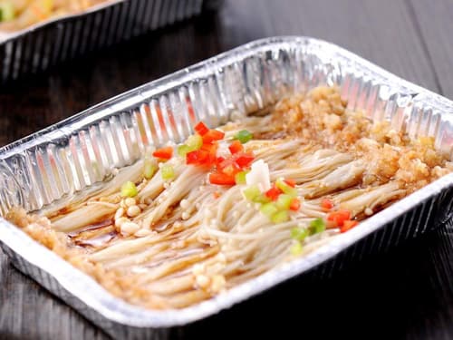 武胜锡纸烤金针菇